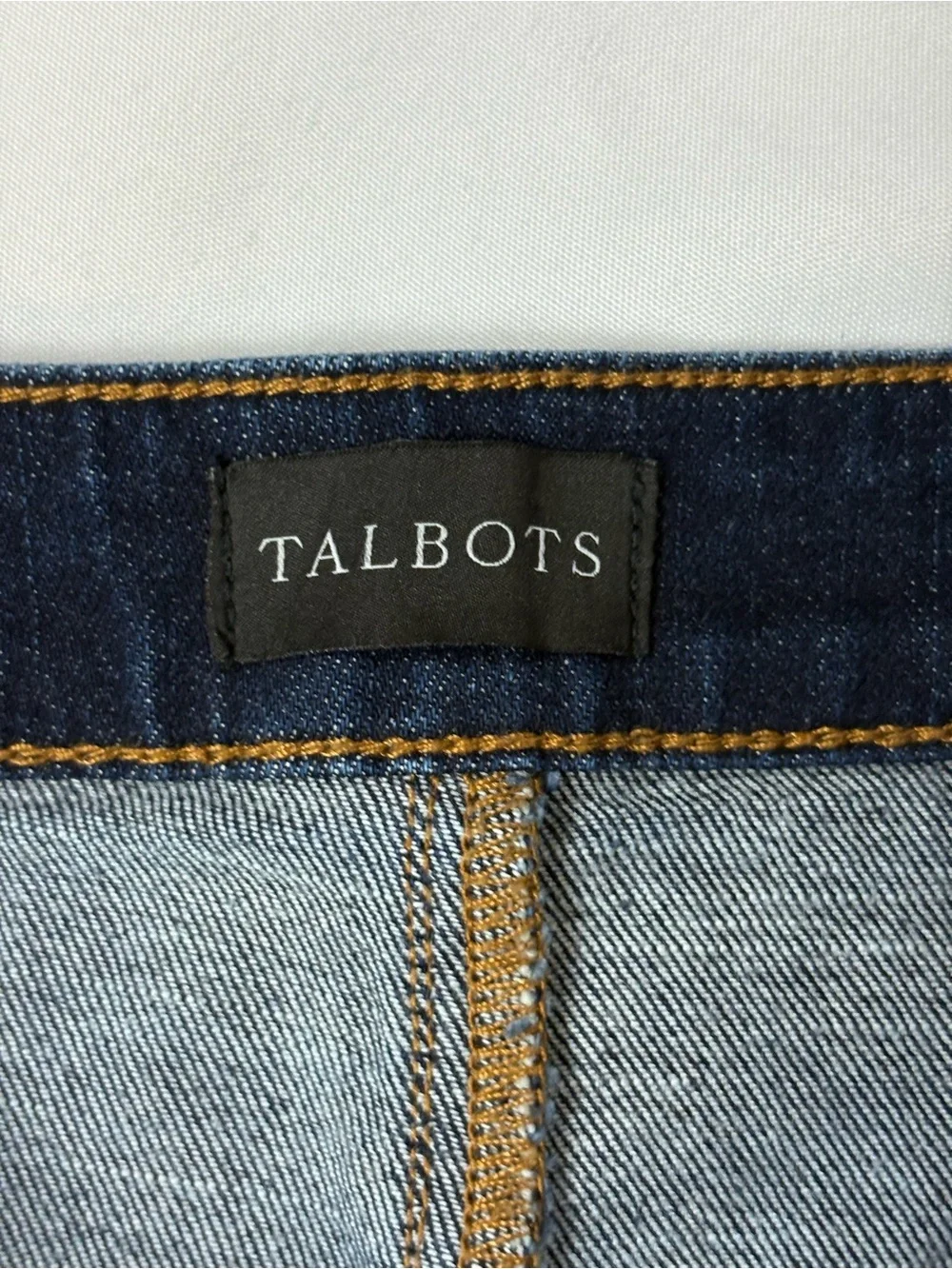 Talbots Dark Blue High-Rise Flare Jeans